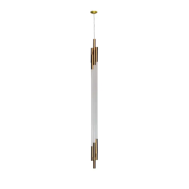 Pendant Light ORG P VERTICAL BrassDCW EDITIONS Super Prix