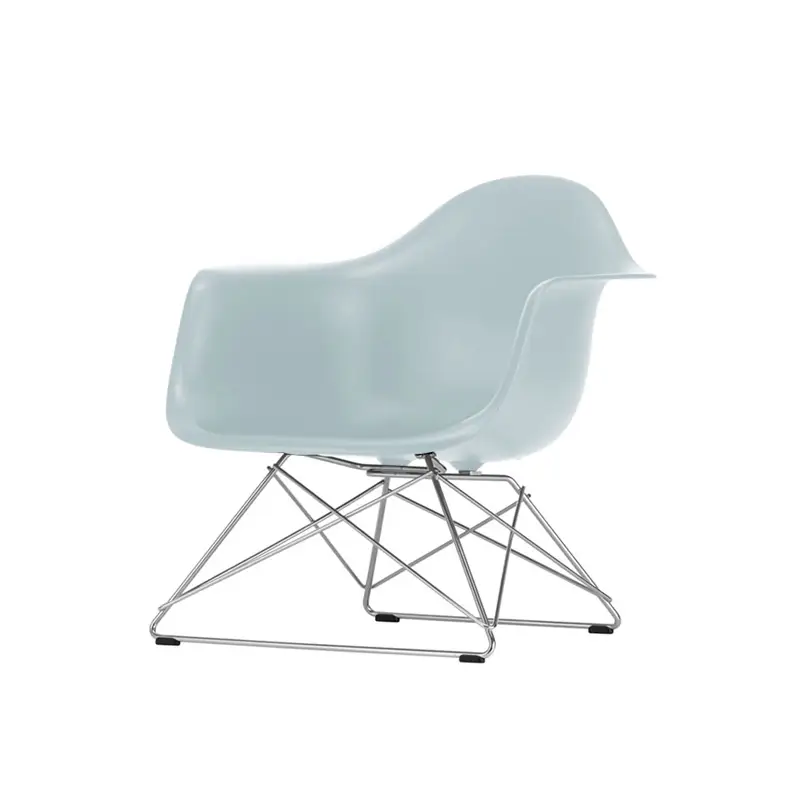 Fauteuil EAMES PLASTIC ARMCHAIR LAR Gris bleuté REVITRA Usine Directe