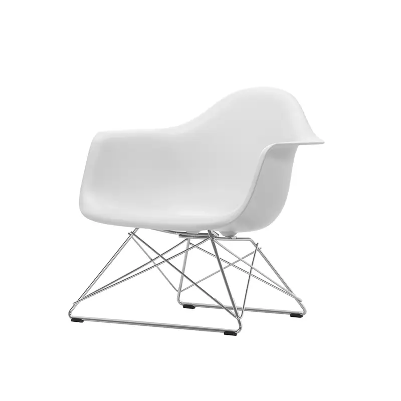 Satisfait Ou Remboursé Fauteuil EAMES PLASTIC ARMCHAIR LAR Cotton white REVITRA