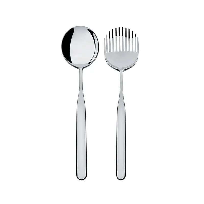 Cutlery COLLO-ALTO stainless steel salad serversALESSI Soldes