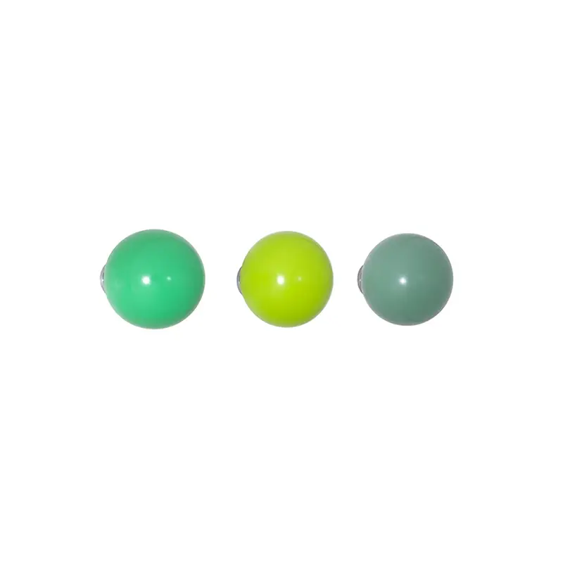 Usine Directe Patère Design Set de 3 patères COAT DOTS VertVITRA