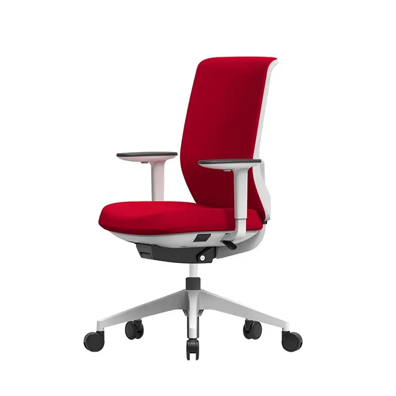 Vente Directe Office Chair TRIM SERIE 50 White/ redSILVERA CONTRACT