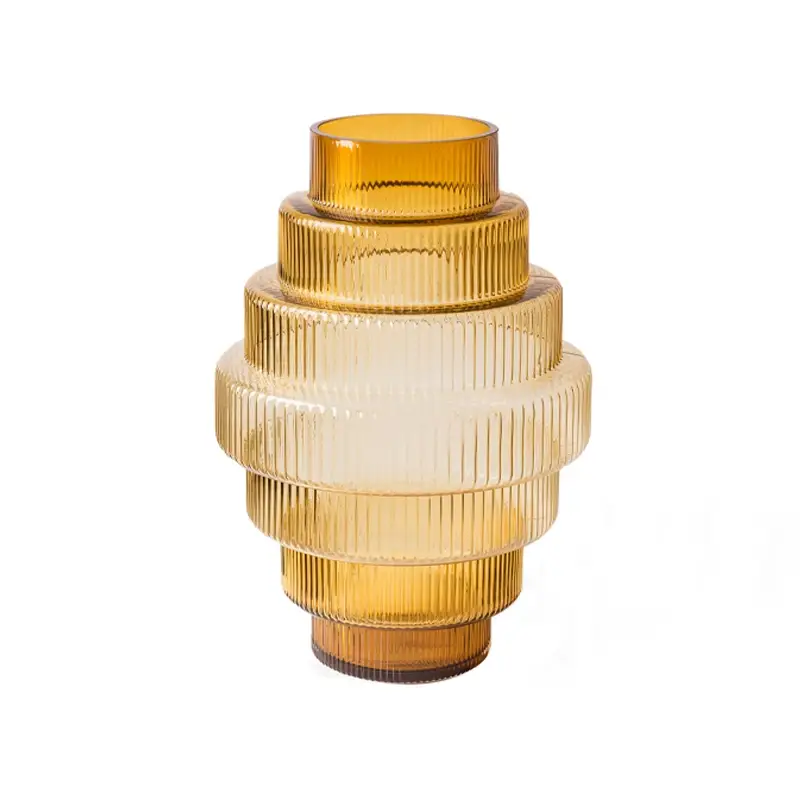 Vase STEPS L Ochre vasePOLSPOTTEN Meilleur Prix