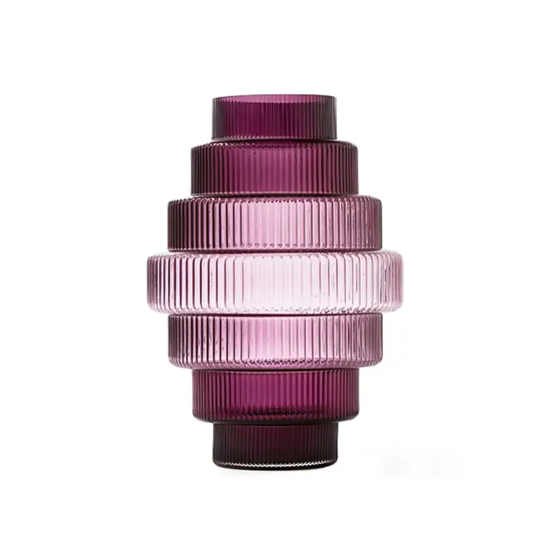 Vase STEPS L vase Dark purplePOLSPOTTEN Meilleur Prix