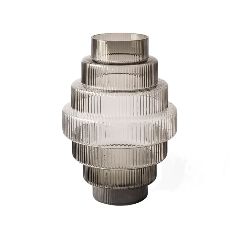 Soldes Vase STEPS L vase Dark greyPOLSPOTTEN