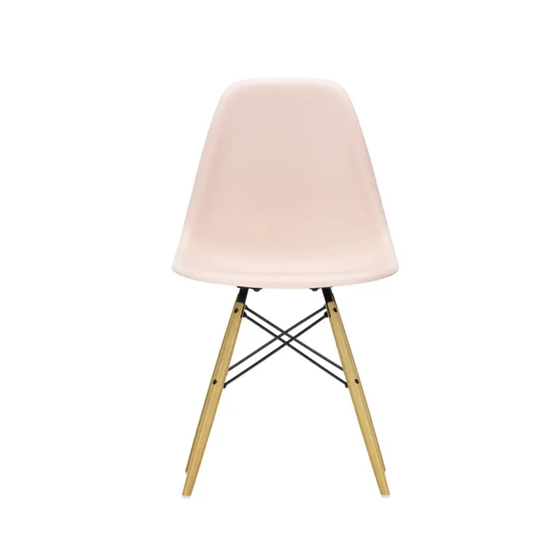 Chaise EAMES PLASTIC CHAIR DSW érable nuance de jaune Rose tendre REVITRA Quantité Limitée