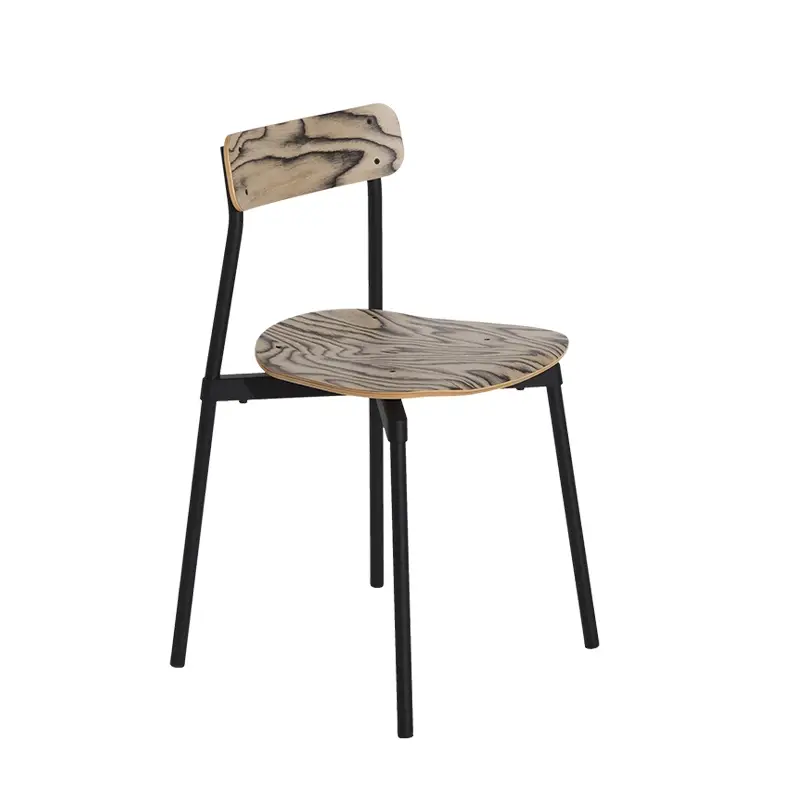 Chaise FROMME Bois Alpi/ noirPETITE FRITURE Expédition Rapide