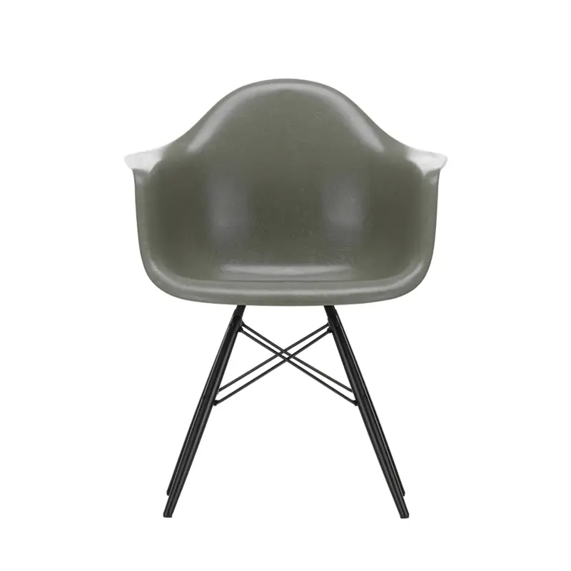 Dining Chair EAMES FIBERGLASS ARMCHAIR DAW Terre d'ombre EamesVITRA Réduction