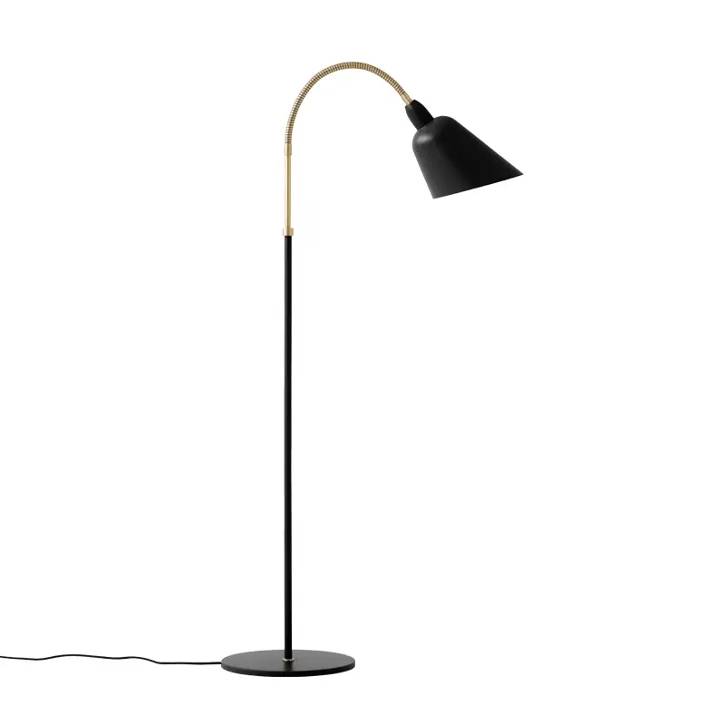 Floor Lamp BELLEVUE AJ7 Black/ brassAND TRADITION Paiement Sécurisé