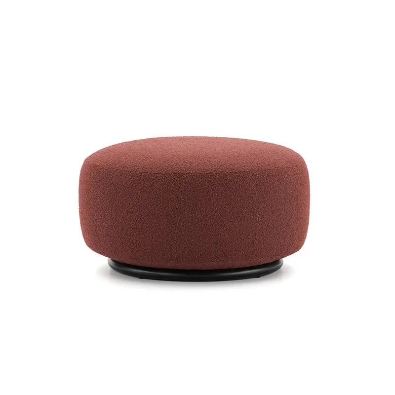 Pouf K-WAIT Bouclé Bouclé rouge briqueKARTELL Promotion