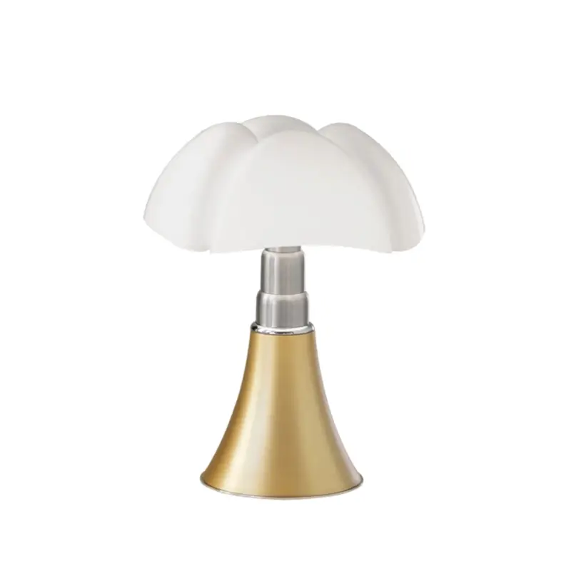 Table Lamp MINIPIPISTRELLO Satin brassMARTINELLI LUCE Commande En Gros