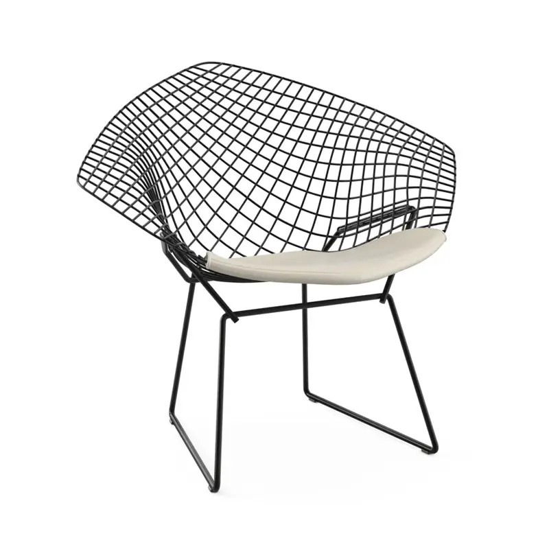 Réduction Easy chair DIAMANT OUTDOOR with seat cushion BlackKNOLL