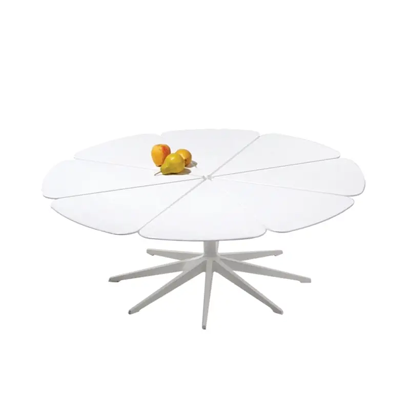 Table basse PETAL COFFEE BlancKNOLL Prix Choc