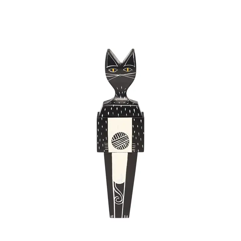 Decorative Objects WOODEN DOLL CATVITRA Nouveauté