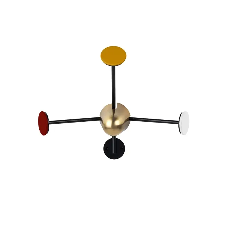 Seulement Aujourd'hui Coat Rack Coat rack MATEGOT COATRACK Red, yellow, whiteGUBI