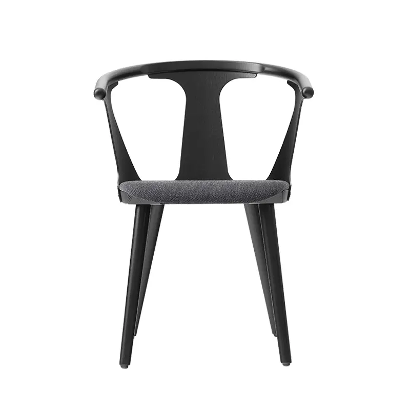 Chaise IN BETWEEN SK2 assise tissu Noir/ Gris 191AND TRADITION Livraison Express