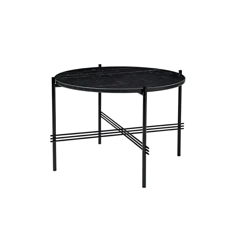 Paiement Sécurisé Coffee Table TS COFFEE Ø 55 Black Marquina marbleGUBI