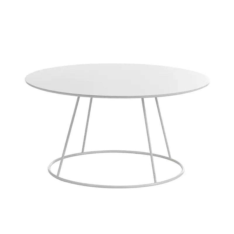 Coffee Table BREEZE Ø 80 WhiteSWEDESE Jusqu'à Épuisement Des Stocks