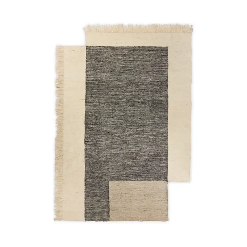 Rug Carpet COUNTER 200x300 Off-white/charcoalFERM LIVING Commander Maintenant