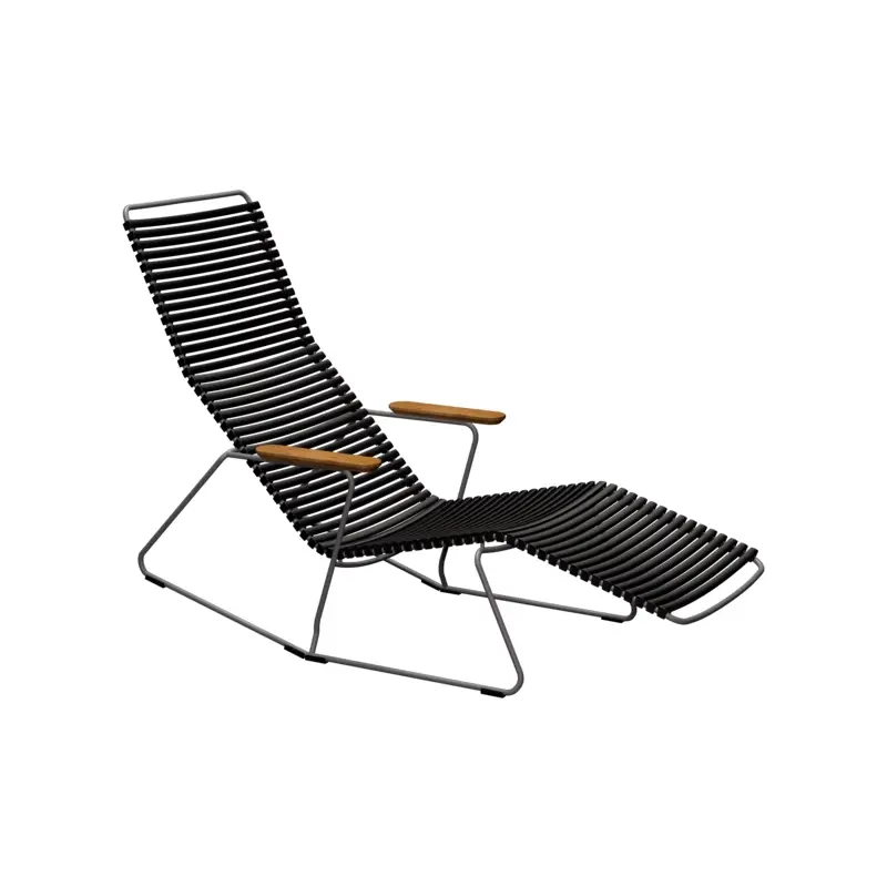 Outdoor Bench and Sunlounger Sunrocker CLICK BlackHOUE Populaire
