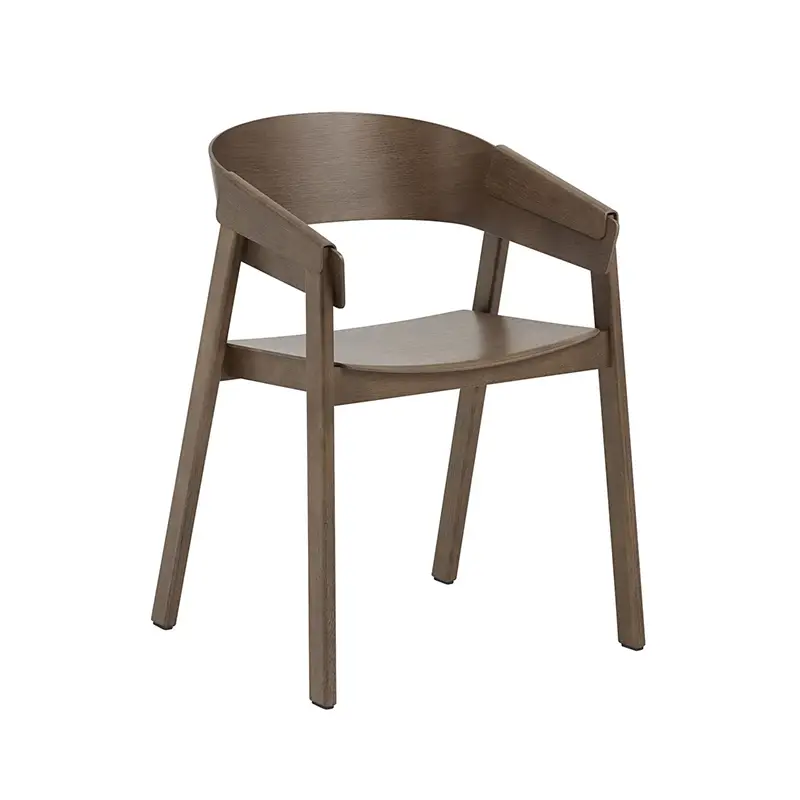 Quantité Limitée Chaise COVER ARMCHAIR Brun foncéMUUTO