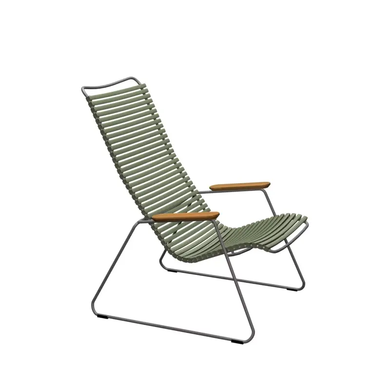 Authentique Fauteuil extérieur Fauteuil CLICK Vert oliveHOUE
