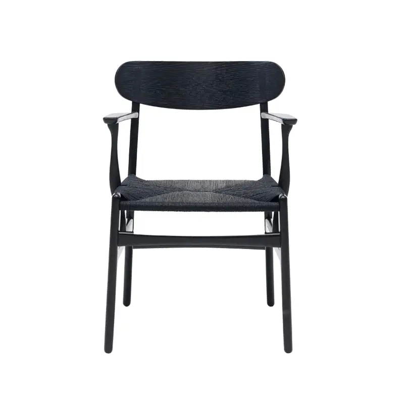 Marque Chaise CH26 Chêne noir/ corde noireCARL HANSEN