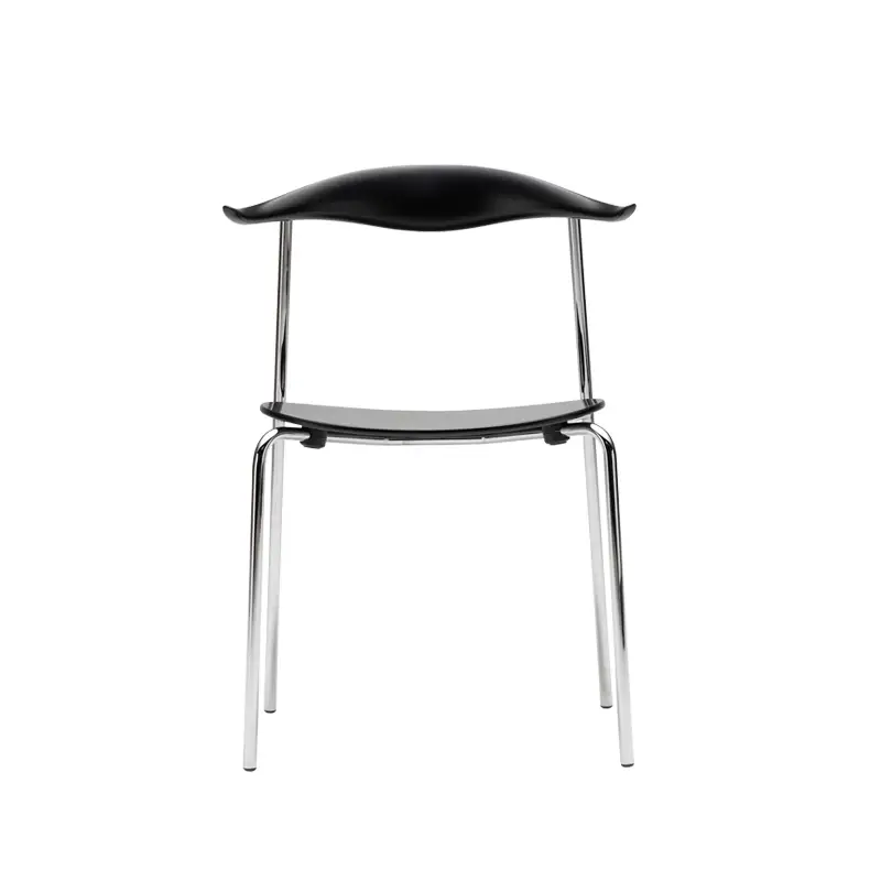Chaise CH88 T Hêtre noir/ inoxCARL HANSEN Solde