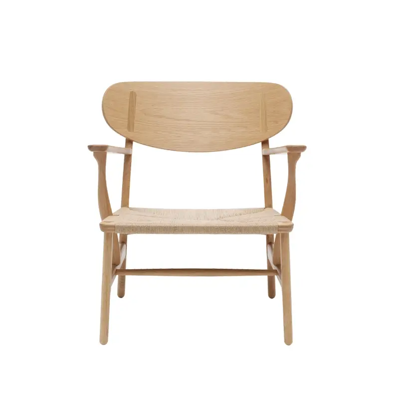 Top Vente Easy chair CH22 Oiled oak/ natural ropeCARL HANSEN