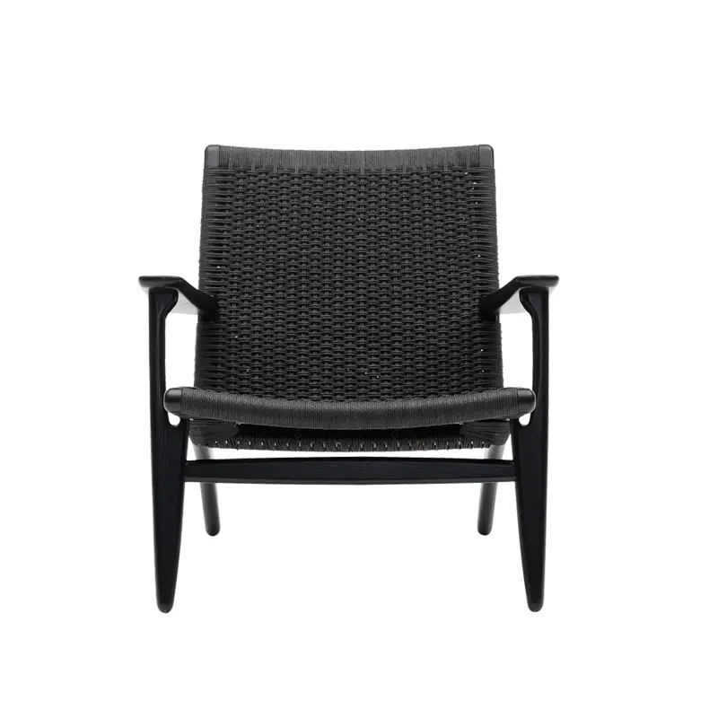 Nouveauté Fauteuil CH25 Chêne noir/ corde noireCARL HANSEN