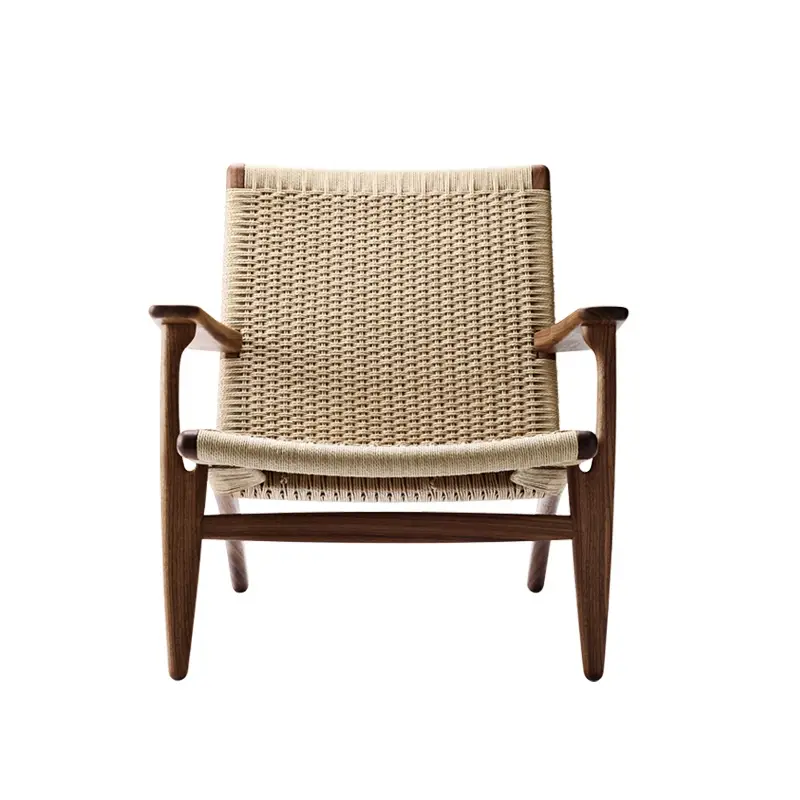 Easy chair CH25 Walnut oiled/natural ropeCARL HANSEN Super Prix