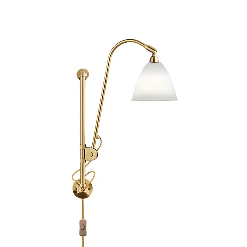 Wall light BESTLITE BL5 Brass/ porcelainGUBI Nouvel Arrivage