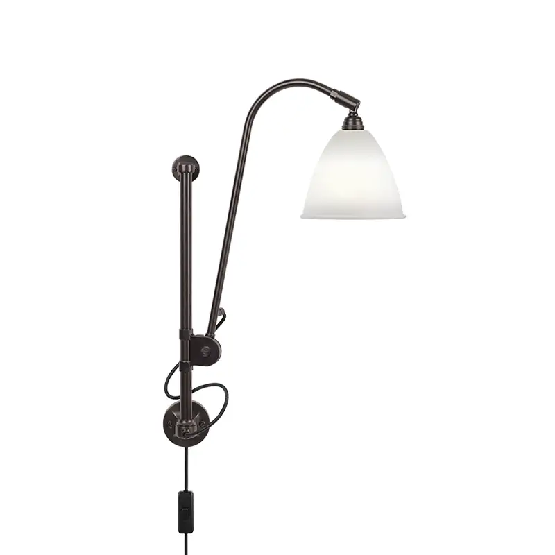 Wall light BESTLITE BL5 Black brass/ porcelainGUBI Satisfait Ou Remboursé