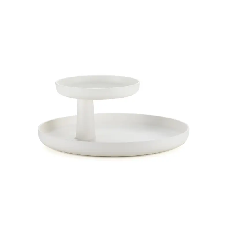 Tray, Dish ROTARY TRAY swivel tray WhiteVITRA Authentique