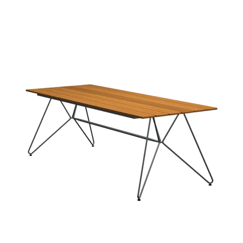 Outdoor Table SKETCH table 220x89 Bamboo/ greyHOUE Offre Du Jour