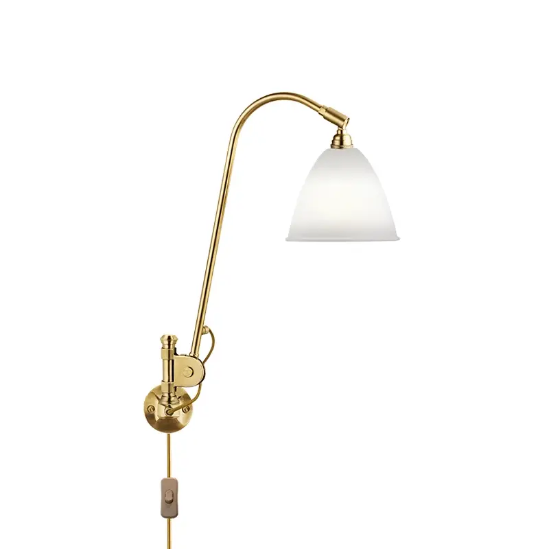 Wall light BESTLITE BL6 Brass/ porcelainGUBI Livraison Express