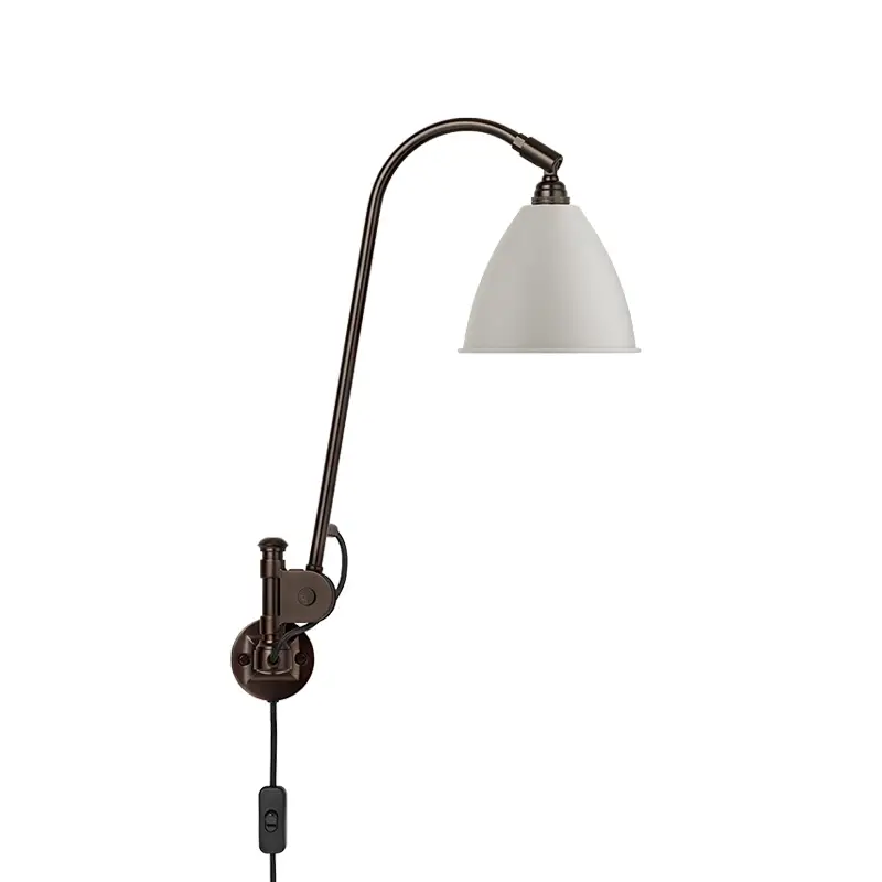 Wall light BESTLITE BL6 Brass black/whiteGUBI Offre Spéciale