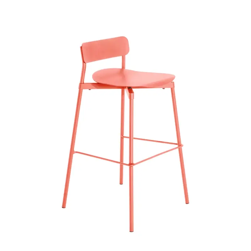 Tabouret haut FROMME H75 CorailPETITE FRITURE Achetez Aujourd'hui