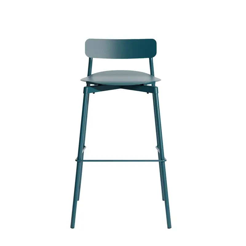 Pas Cher Tabouret haut FROMME H75 Bleu océanPETITE FRITURE