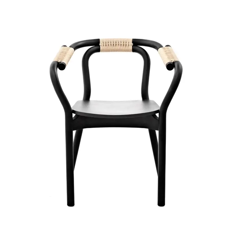 Certifié Dining Chair KNOT CHAIR Black/naturalNORMANN COPENHAGEN