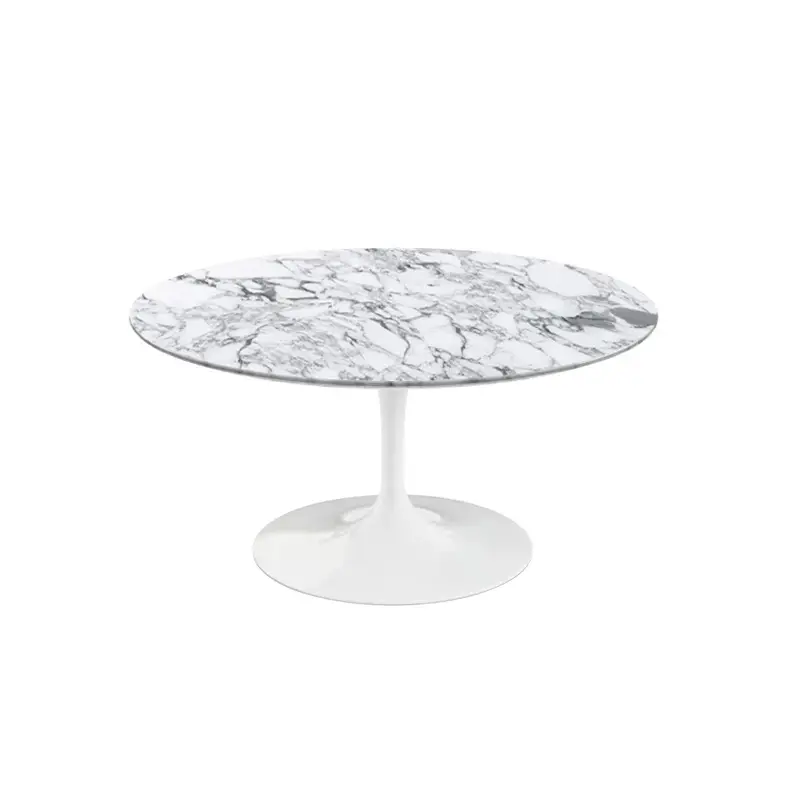 Coffee Table SAARINEN Arabescato satin-finish marbleKNOLL Prix Promo