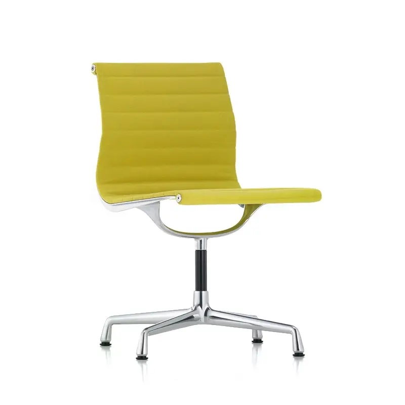 Usine Directe Dining Chair ALUMINIUM CHAIR EA 101 Fixed Yellow/ lime greenVITRA
