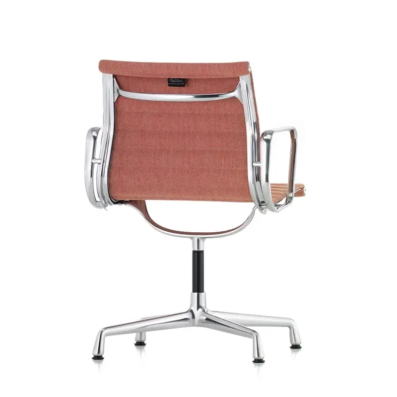 Dining Chair ALUMINIUM CHAIR EA 104 Swivel Poppy red/ ivoryVITRA Meilleur Prix