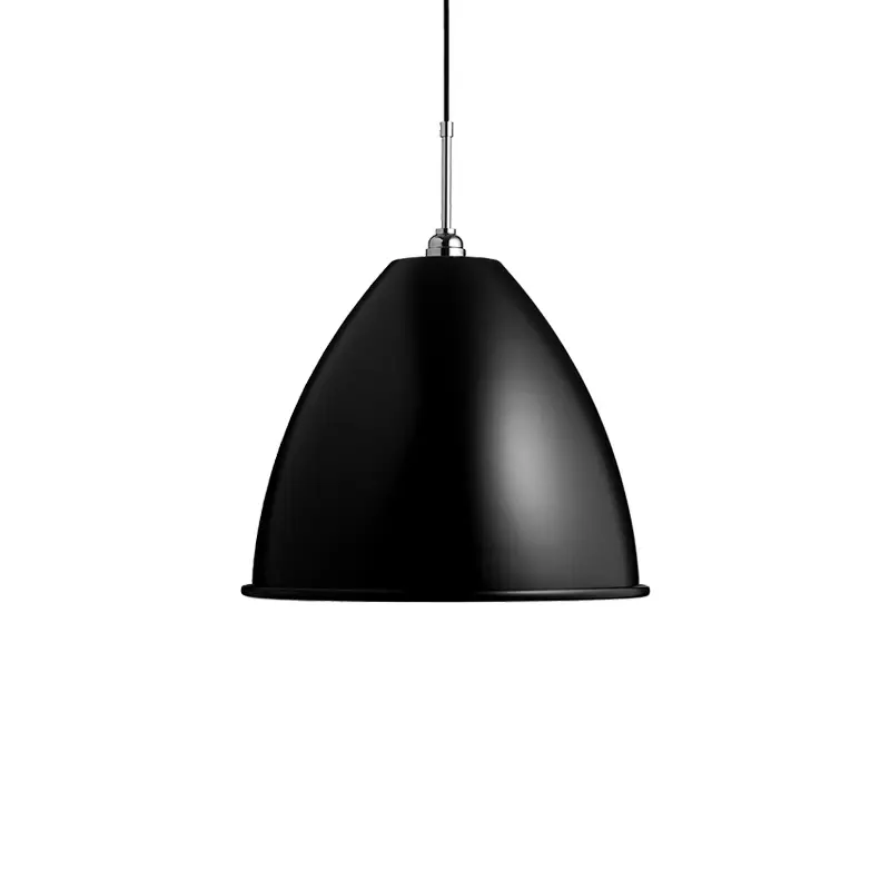 Pendant Light BESTLITE BL9 L Ø40 Chrome/ blackGUBI Bon Marché