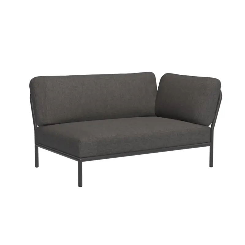Outdoor Sofa LEVEL Basic corner module, dark greyHOUE Usine Directe