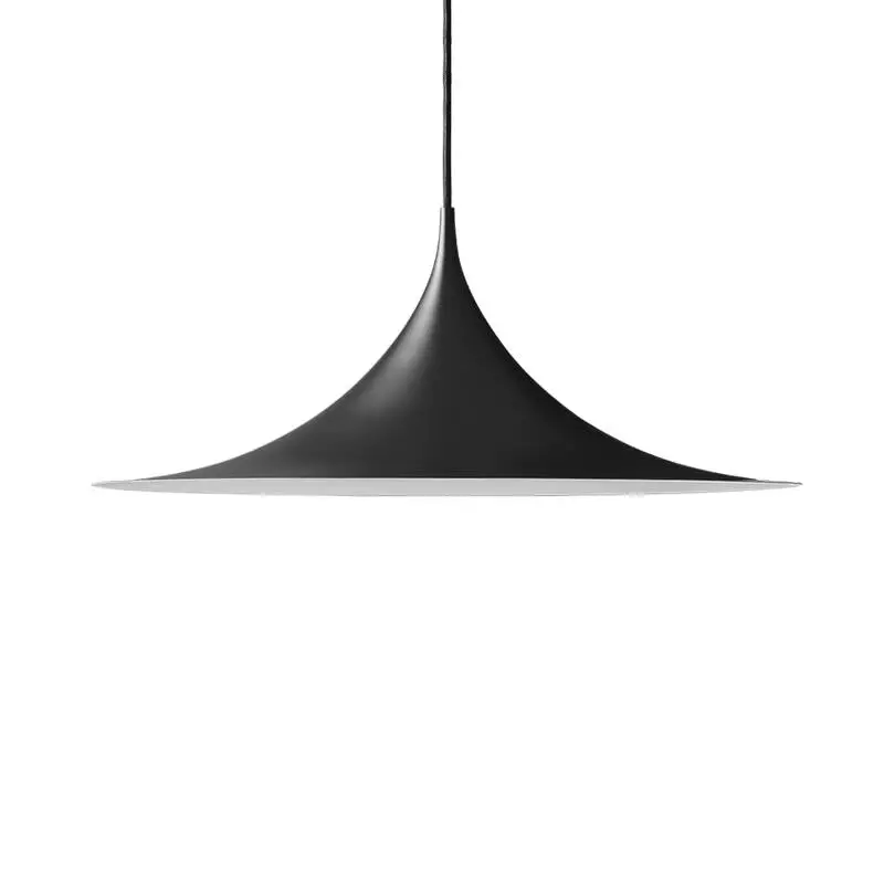 Top Vente Suspension SEMI PENDANT Ø 90 NoirGUBI