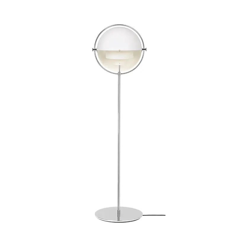 Commande En Gros Lampadaire MULTI-LITE Chrome/ blancGUBI
