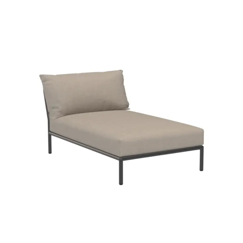 Promotion Outdoor Sofa LEVEL 2 Heritage Ash chaise longueHOUE