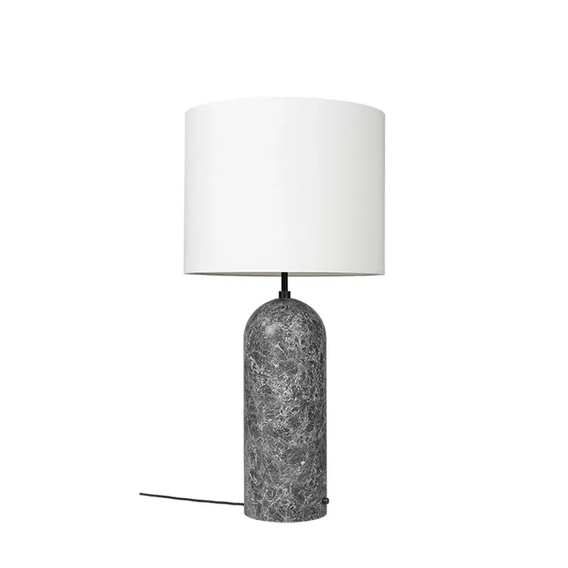 Floor Lamp GRAVITY XL Low Grey marbleGUBI Nouvel Arrivage