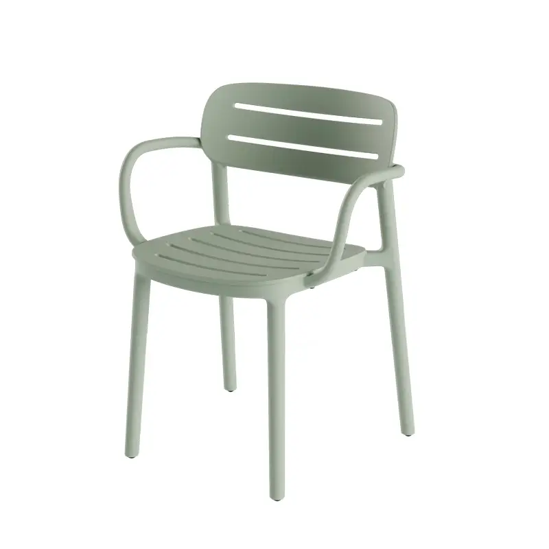 Chaise extérieure CROISETTE avec accoudoirs Menta verdeSERRALUNGA Offre Spéciale